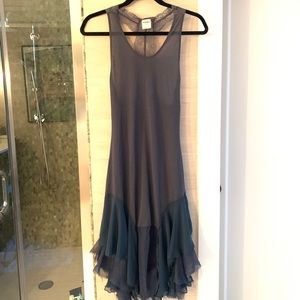 Free people gorgeous slip dress. TEAL EUC